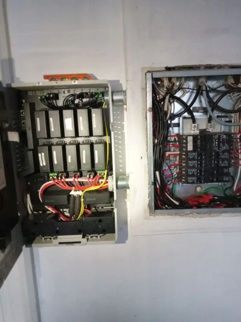 Electrical panel upgrade completed for Indoor Lighting Installation in Carrollton